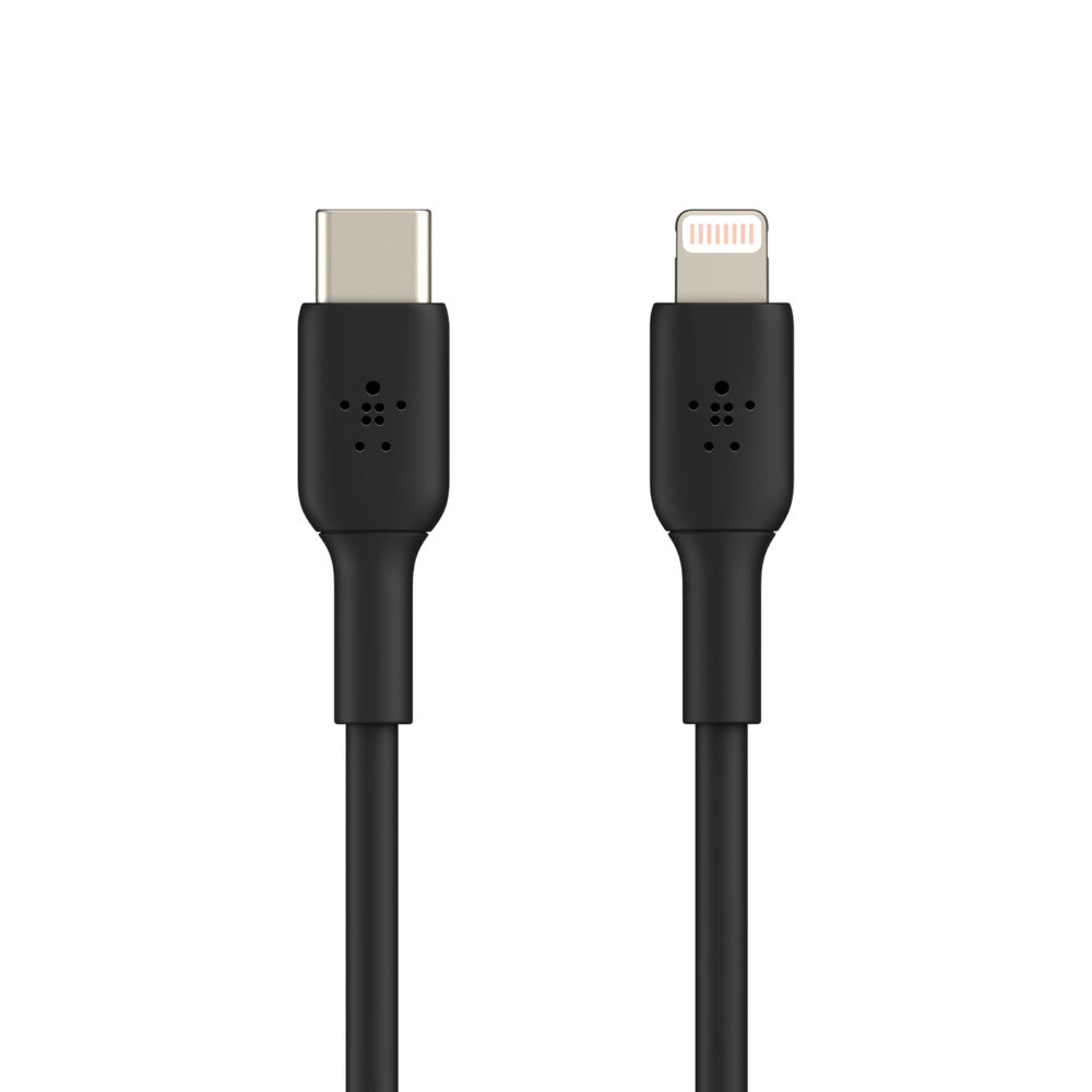Belkin 013 USB-C auf Lightning Kabel, 1 m, Schwarz, PVC, MFi-zertifiziert