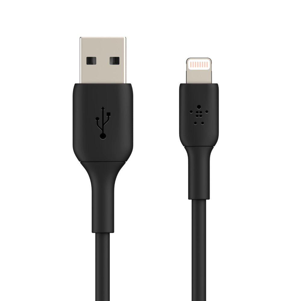 Belkin Lightning Kabel, 2 m, Schwarz, PVC, MFi-zertifiziert