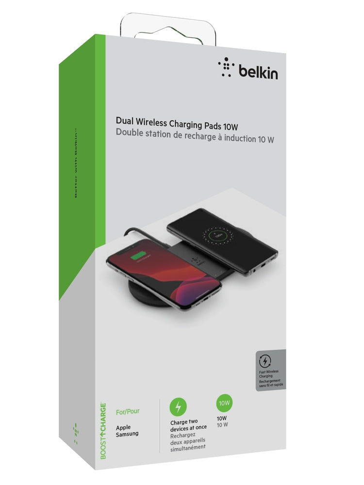 Belkin Ladestation – 2× 10 W, kabellos, mit Netzteil