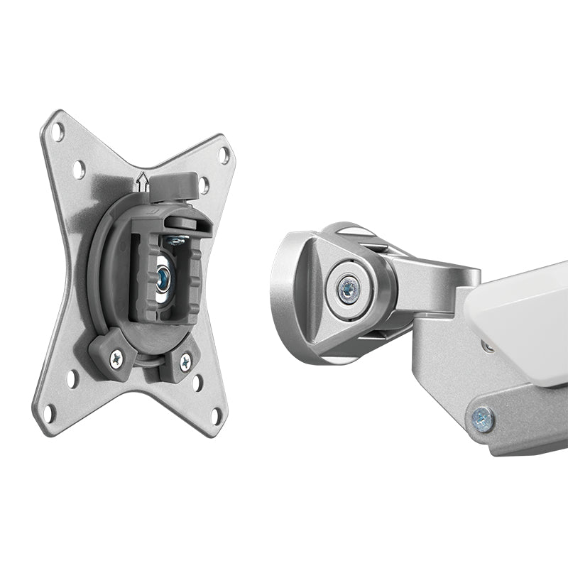 LogiLink Doppel-Monitorarm – Tischklemme, Gasdruckfeder