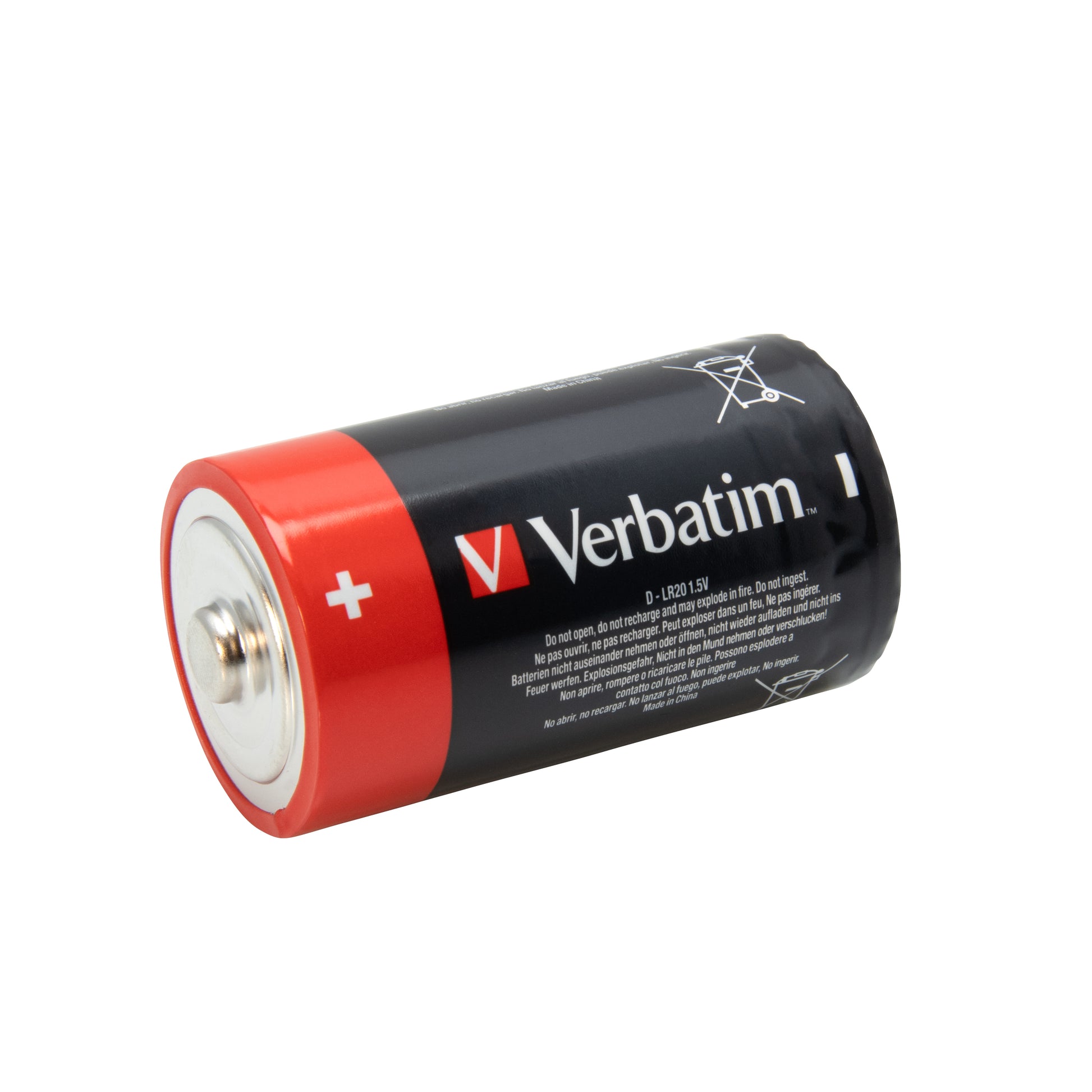 Verbatim D Batterien, Alkaline, 1,5 V – 2 Stk.