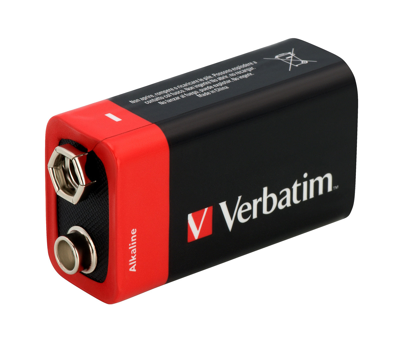 Verbatim 9V Batterie, Alkaline – 1 Stk.