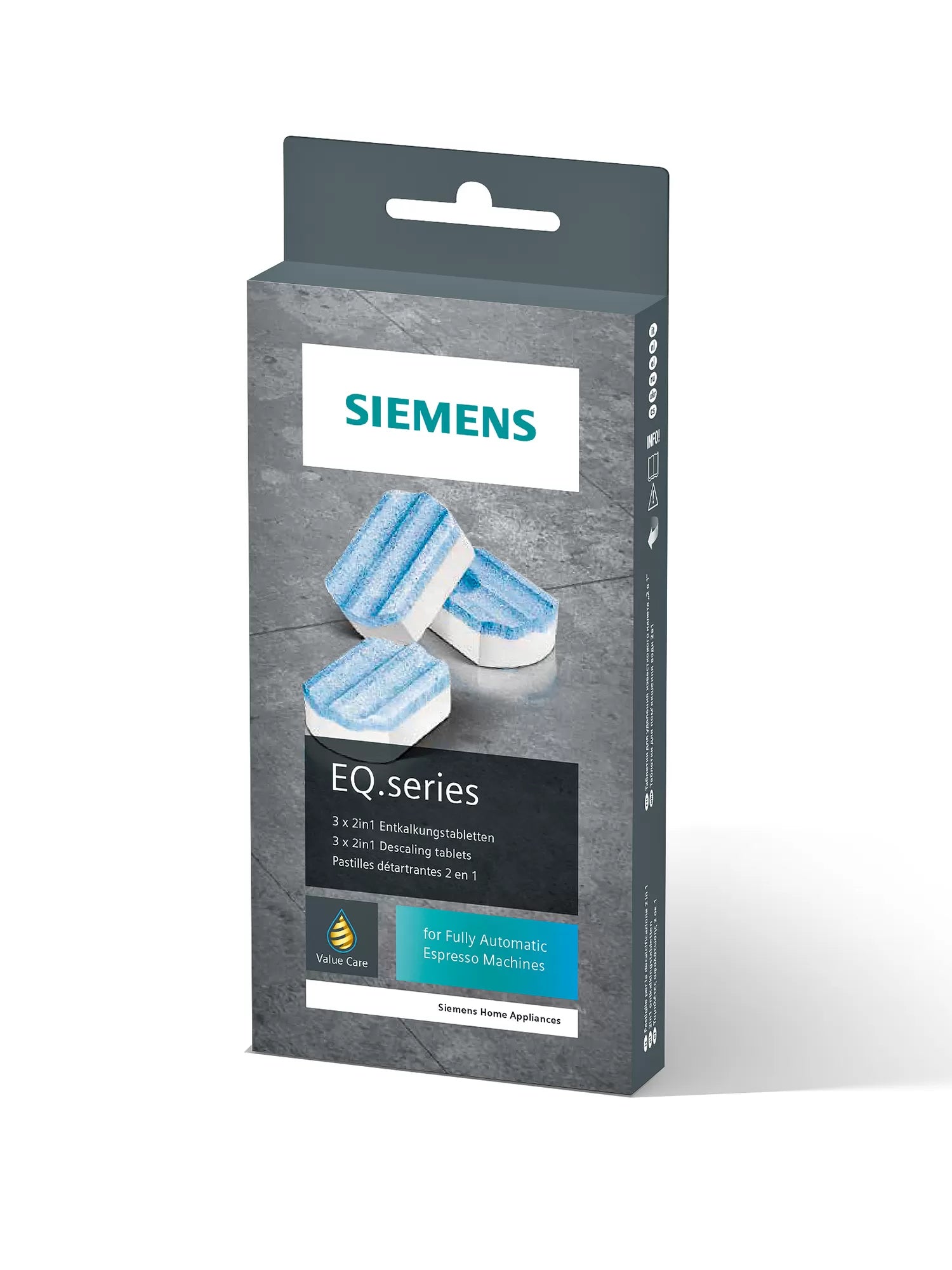 Siemens TZ80002A Entkalker – für Kaffeemaschinen – 3 Tabs