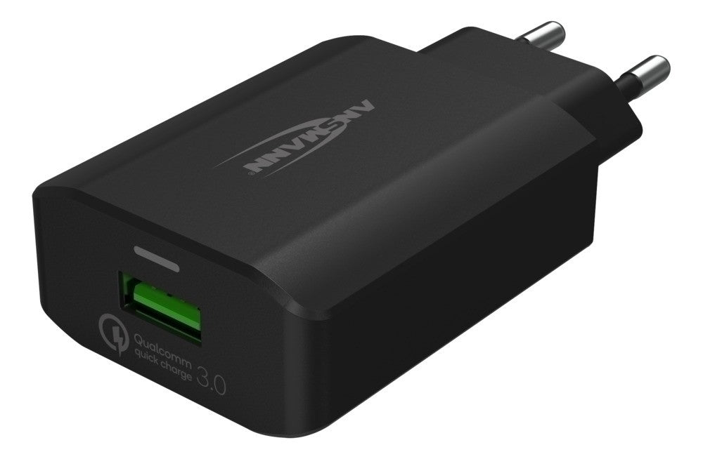 Ansmann HC218PD USB-Ladegerät 18 W – USB-A×1 – QC 3.0 – Schwarz