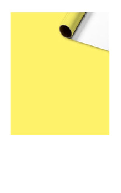 Stewo Geschenkpapier Rolle – einfarbig, gelb – 70 cm × 2 m – 70 g/m² Papier