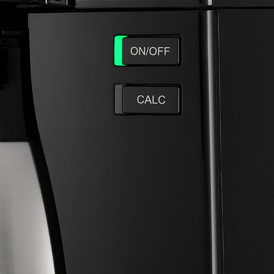 Melitta Look Therm Filterkaffeemaschine – 10 Tassen, Schwarz