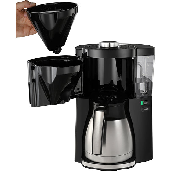 Melitta Look Therm Filterkaffeemaschine – 10 Tassen, Schwarz