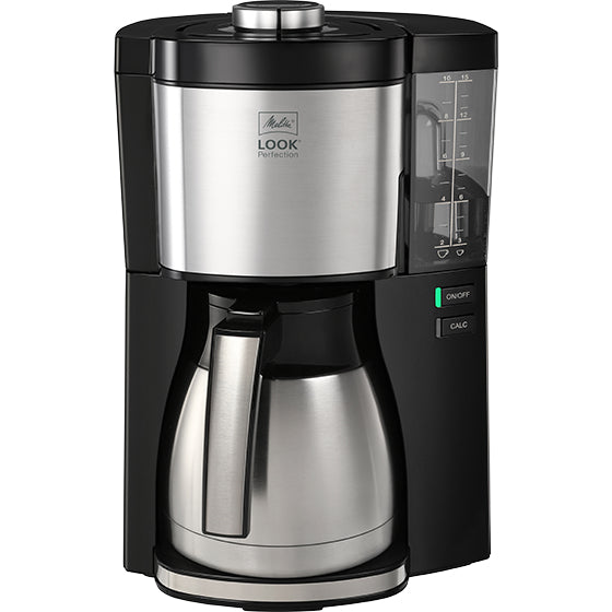 Melitta Look Therm Filterkaffeemaschine – 10 Tassen, Schwarz