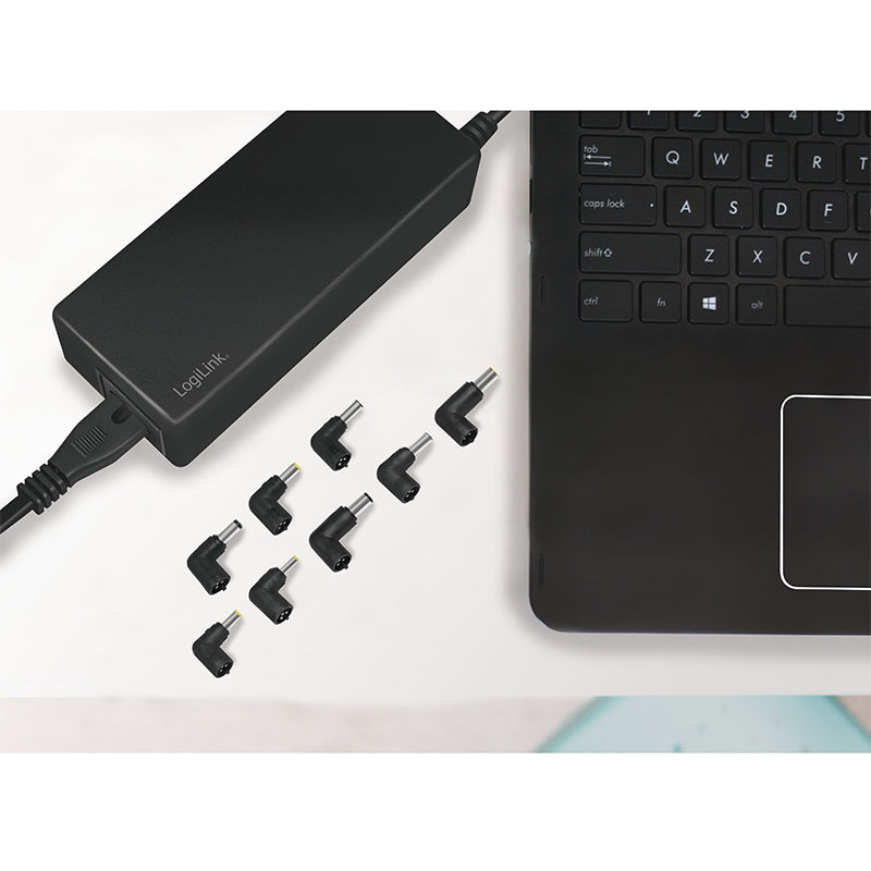 LogiLink PA0215 Netzteil 90 W – 9 austauschbare Adapter – für Notebooks