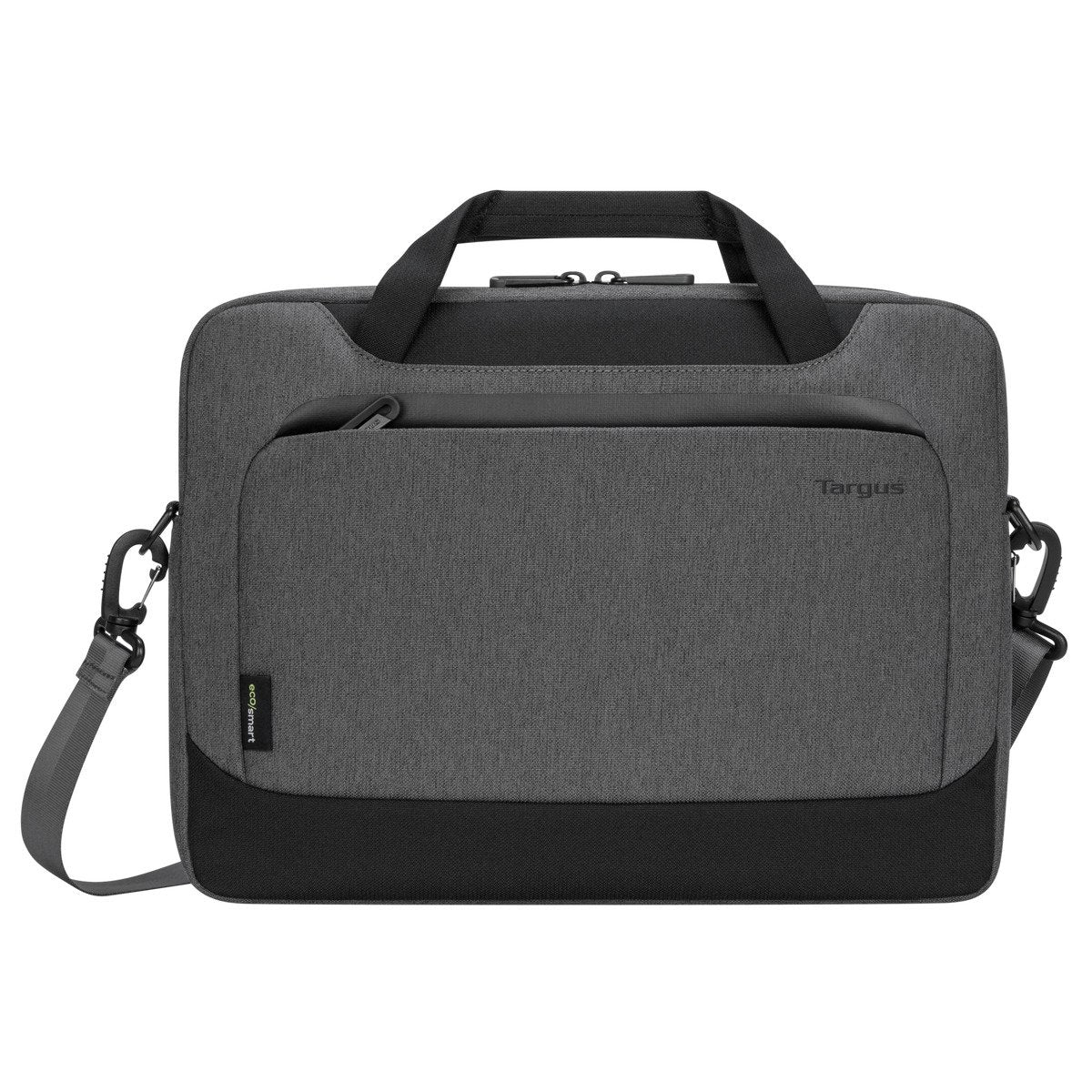 Targus Cypress EcoSmart Notebook-Tasche bis 14" – Abnehmbarer Schultergurt, Fronttasche – Grau