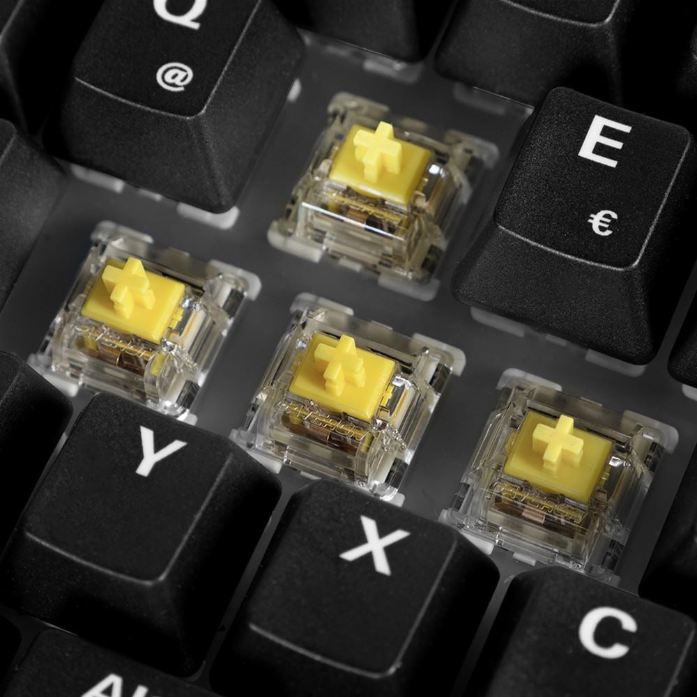 Sharkoon Skiller SGK50 S2 – Tastatur 96% – mechanisch – kabelgebunden (USB-C) – QWERTZ (DE) – RGB – Hot-Swap
