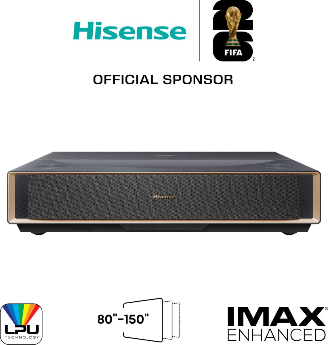 Hisense PT1 – Ultra-Kurzwurf DLP Laser, 4K UHD, 2500 ANSI Lumen, Smart