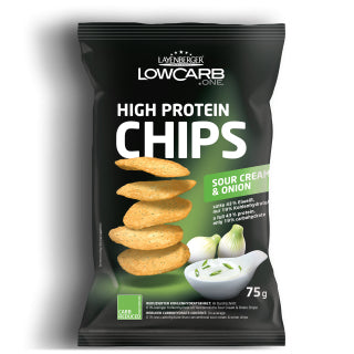 Layenberger Nutrition Group Layenberger Chips – Sour Cream & Onion, proteinreich – 75 g