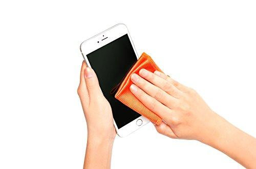 WHOOSH! WHOOSH – Display-Reinigungsset, 8 ml, mit Tuch – Universal – Orange/Weiss