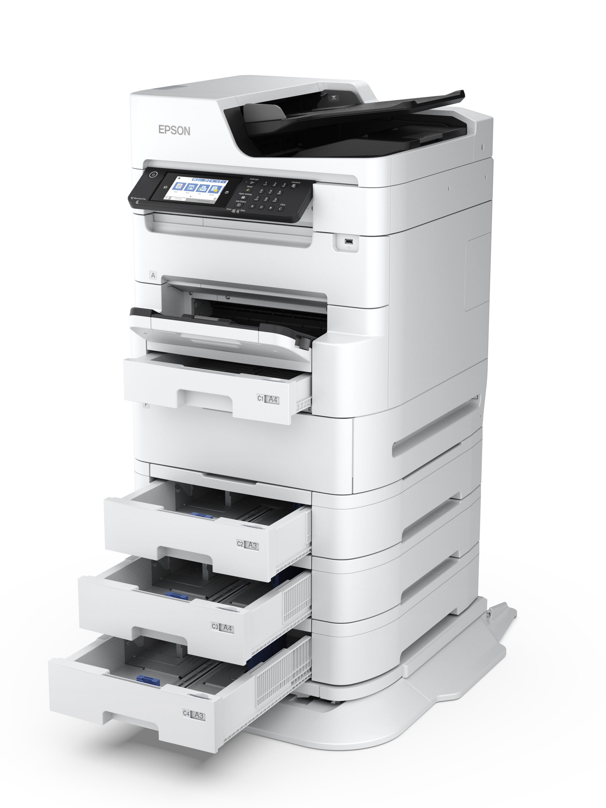 Epson WorkForce Pro WF-C879RD3TWFC – Farbiges Tintenstrahl-MFP A3, 4-in-1 – USB/LAN/WLAN – ADF – 35 ppm S/W