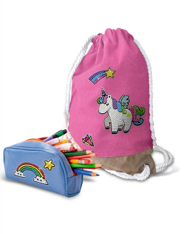 URSUS Sticker/Etiketten, Einhorn, mehrfarbig, 8 Stk