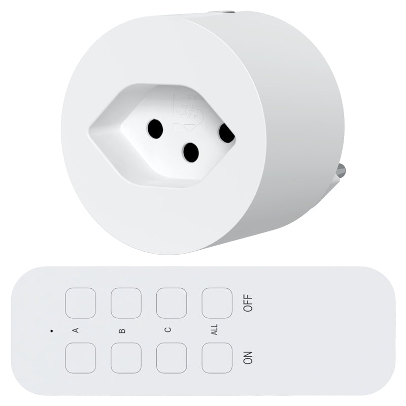 Steffen Abzweigstecker, 1× T13, mit Fernbedienung, Stecker T12, IP20