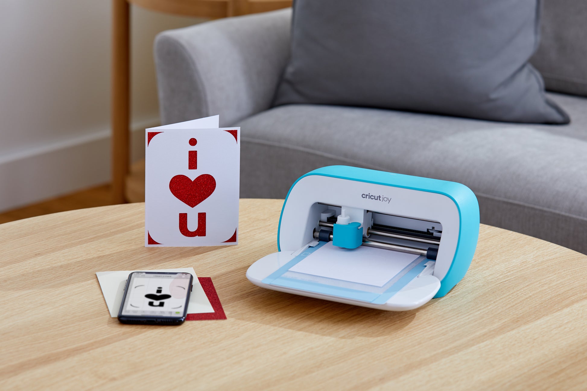 Cricut Schneideplotter Joy – max. Breite 105 mm, Materialdicke 1 mm, Mint