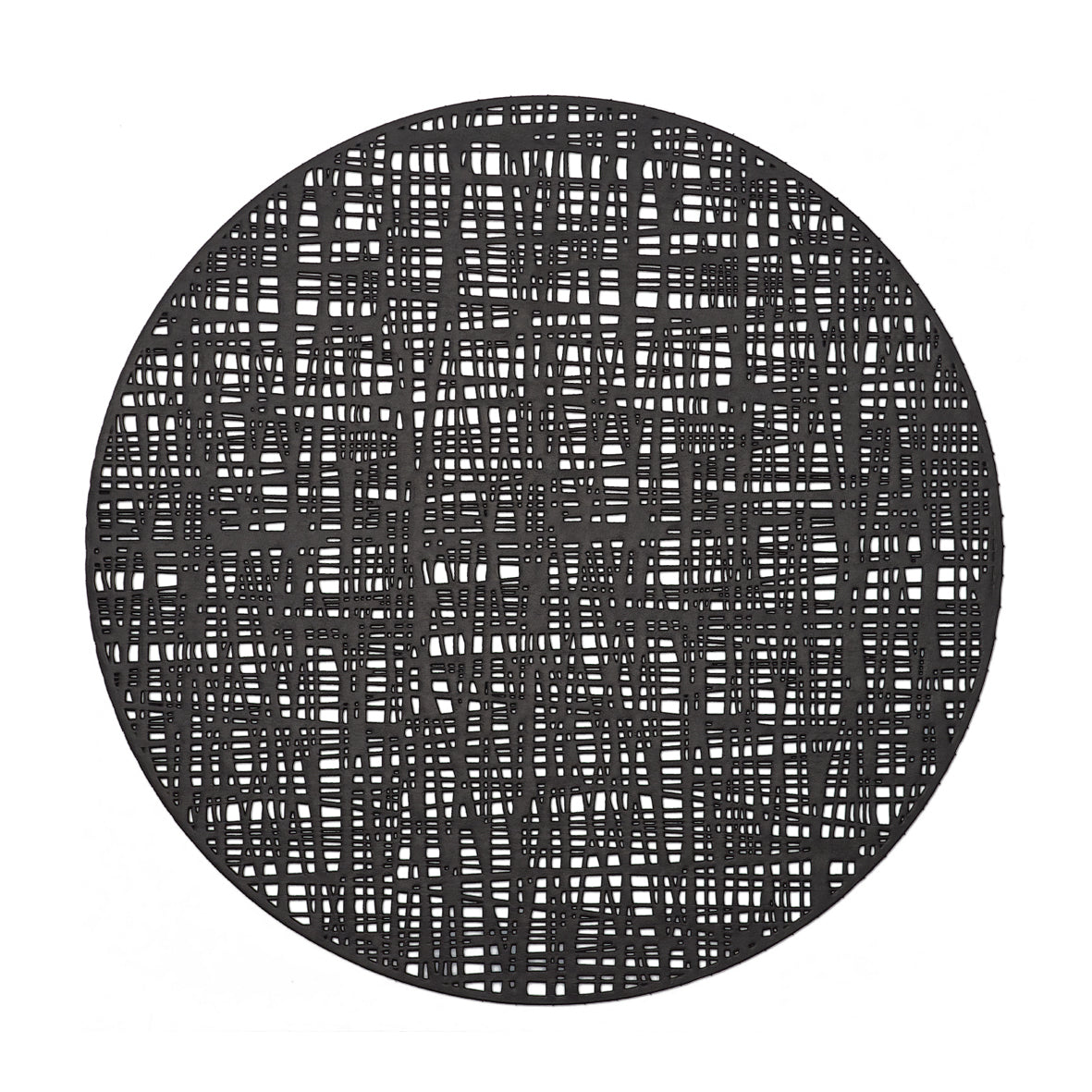 Zeller Present Tischset – Ø 38 cm, PVC, Schwarz
