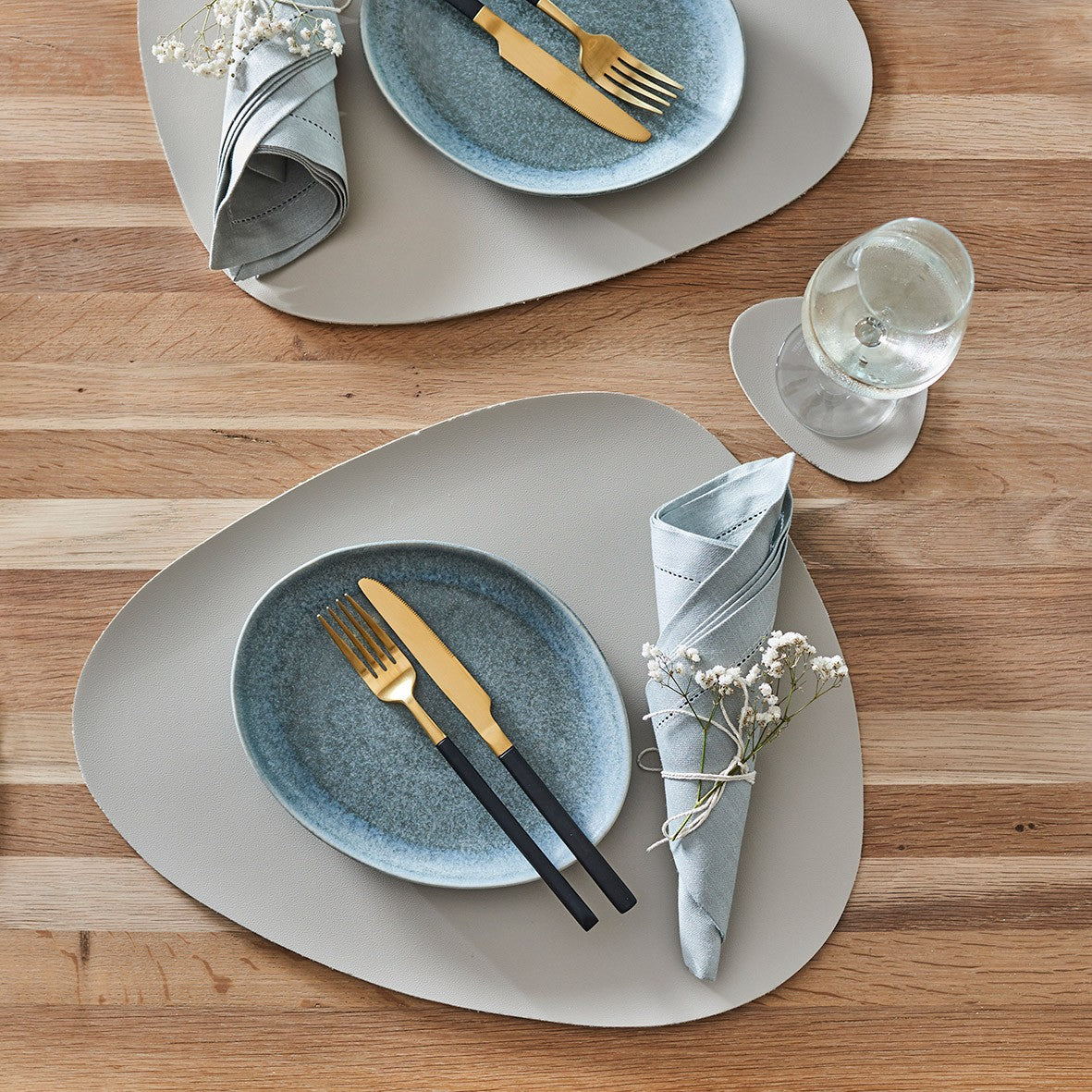 Zeller Present Tischset – 34×42 cm, PVC, Creme