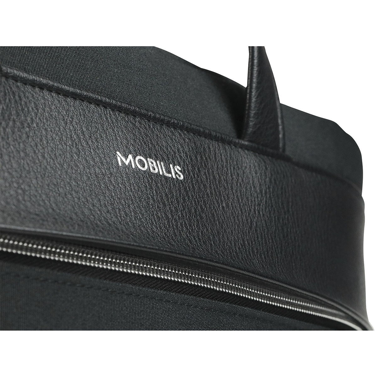 Mobilis Notebook-Tasche bis 14" – mit Schultergurt, Fronttasche – Schwarz