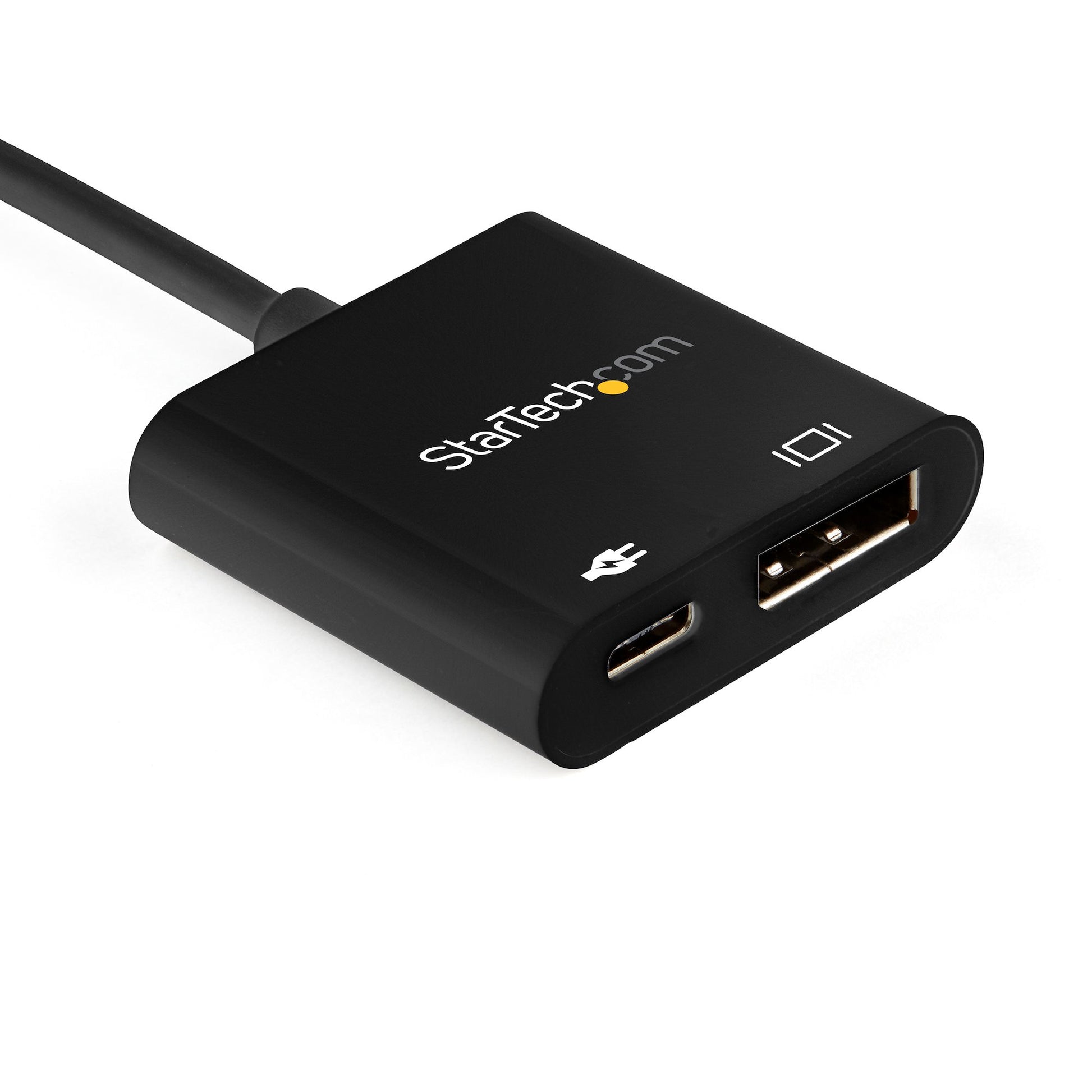 StarTech.com USB-C-zu-DisplayPort-Adapter – 8K (7680 × 4320) @ 30 Hz, DisplayPort 1.4, 60 W PD, Schwarz