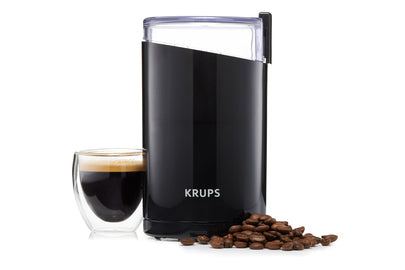 Krups Kaffeemühle F20342 – 75 g, 200 W, Kunststoff, Schwarz, 8,0 × 10,2 × 17,0 cm