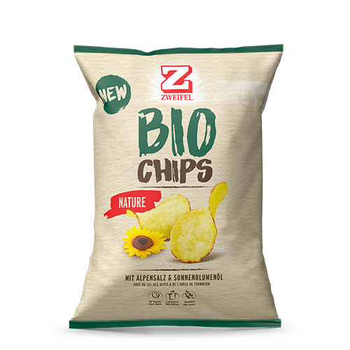 Zweifel Bio Nature Chips – Salz, glutenfrei – 110 g