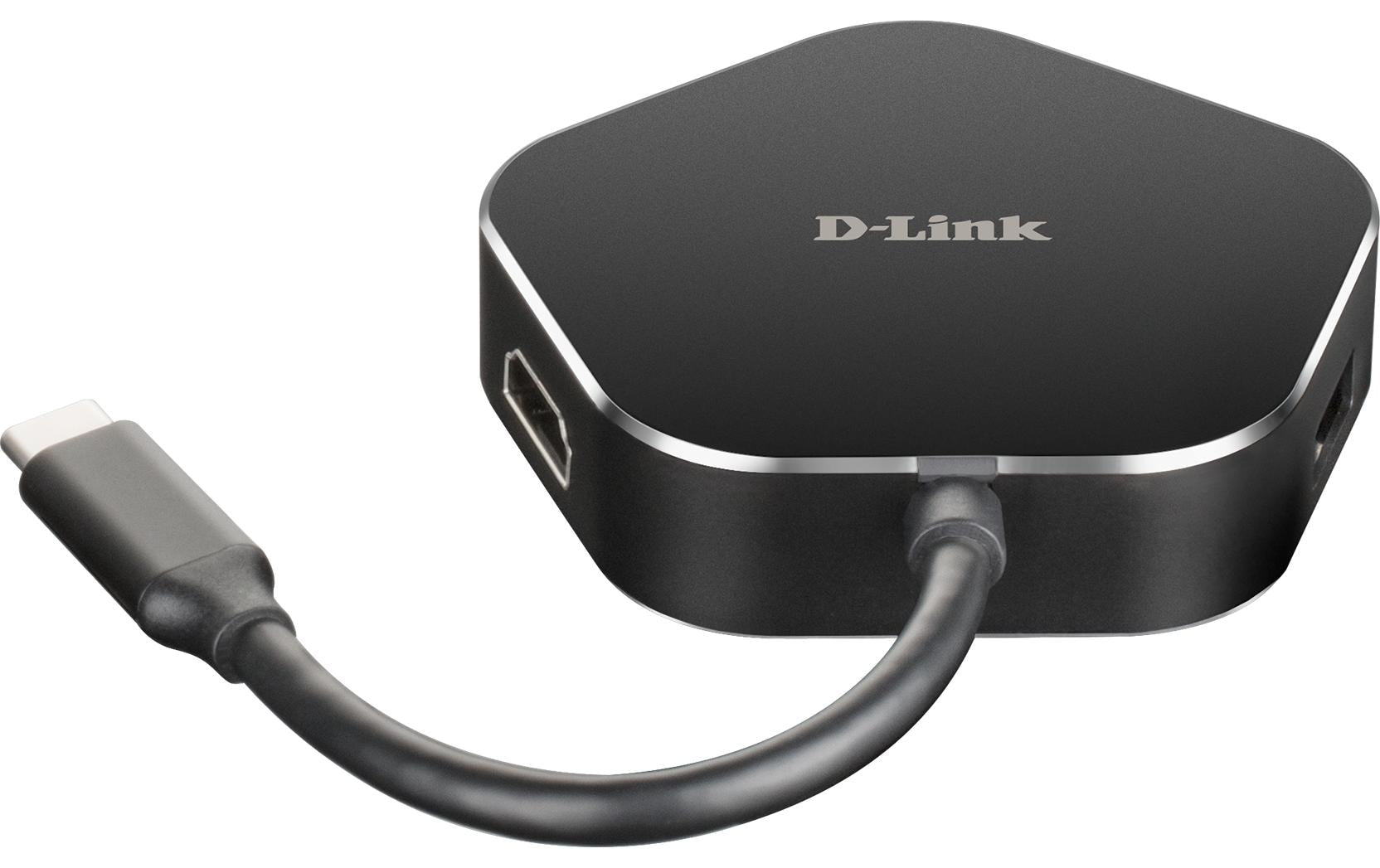 D-Link DUB-M420 Multiport-Adapter – Thunderbolt 3, 1× HDMI, 2× USB-A, 1× USB-C, 60 W PD