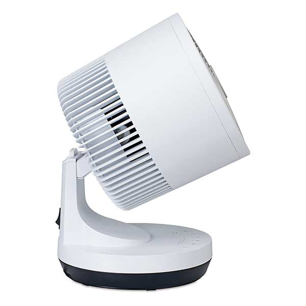 Stylies Tischventilator Gemma – 5 Stufen, oszillierend, Timer, Fernbedienung, 2000 W, 61 dB(A), Weiss