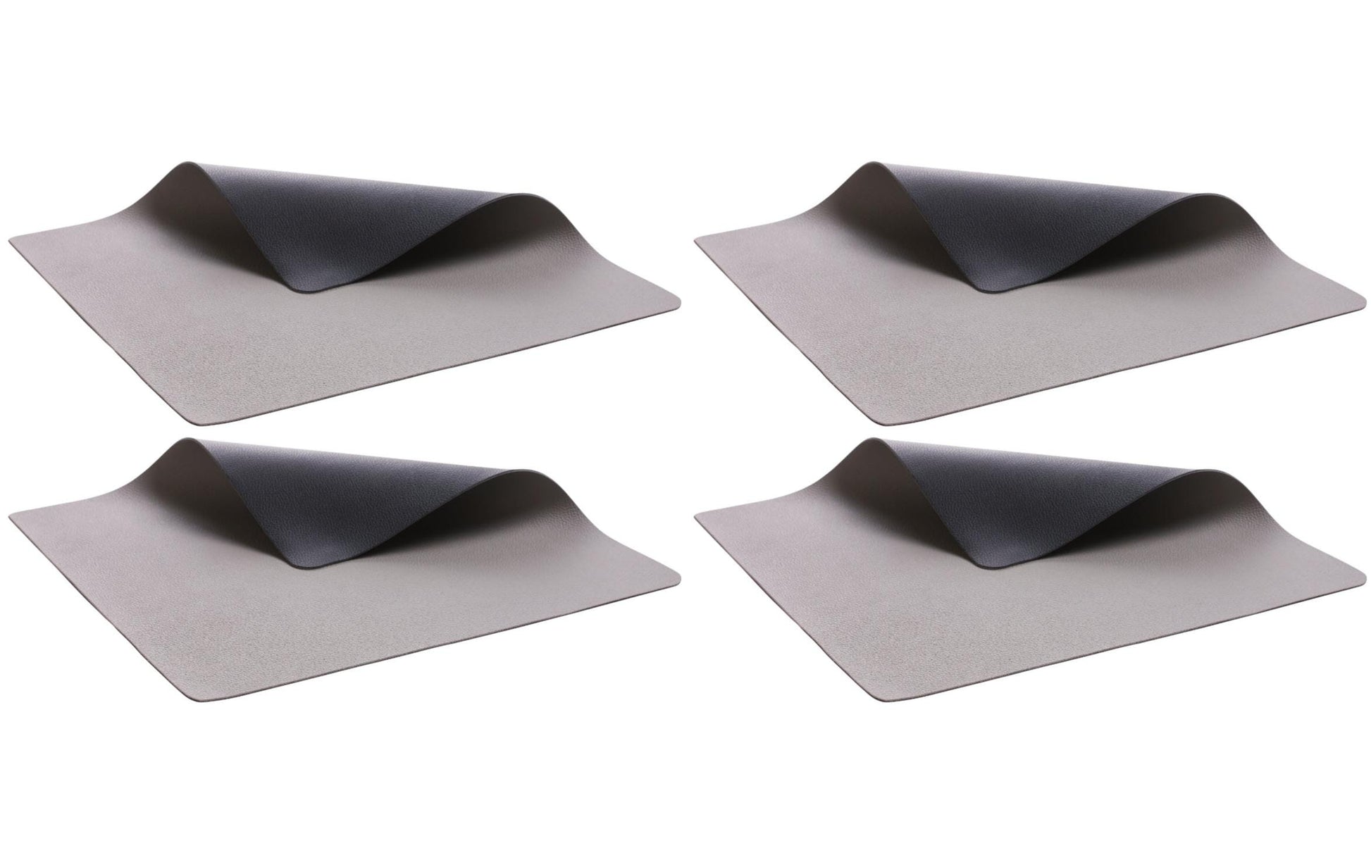 BITZ Tischset – PVC, Grau, 46 × 33 cm
