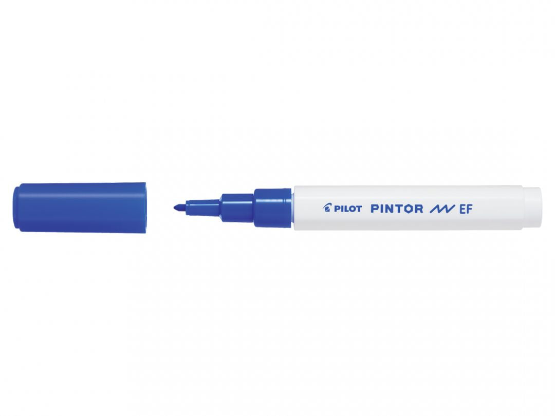Pilot Pigment-Marker Pintor – Rundspitze 0,5-0,7 mm – Blau – lichtbeständig