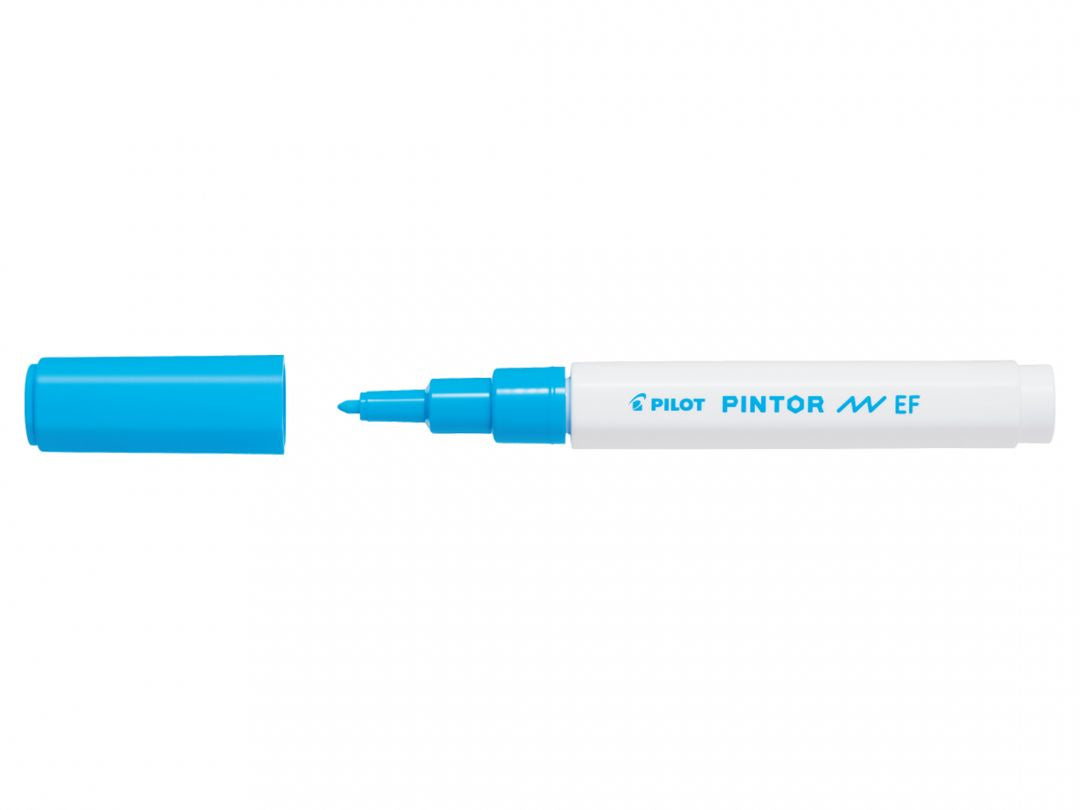 Pilot Pigment-Marker Pintor – Rundspitze 0,5-0,7 mm – Hellblau – Lichtbeständig