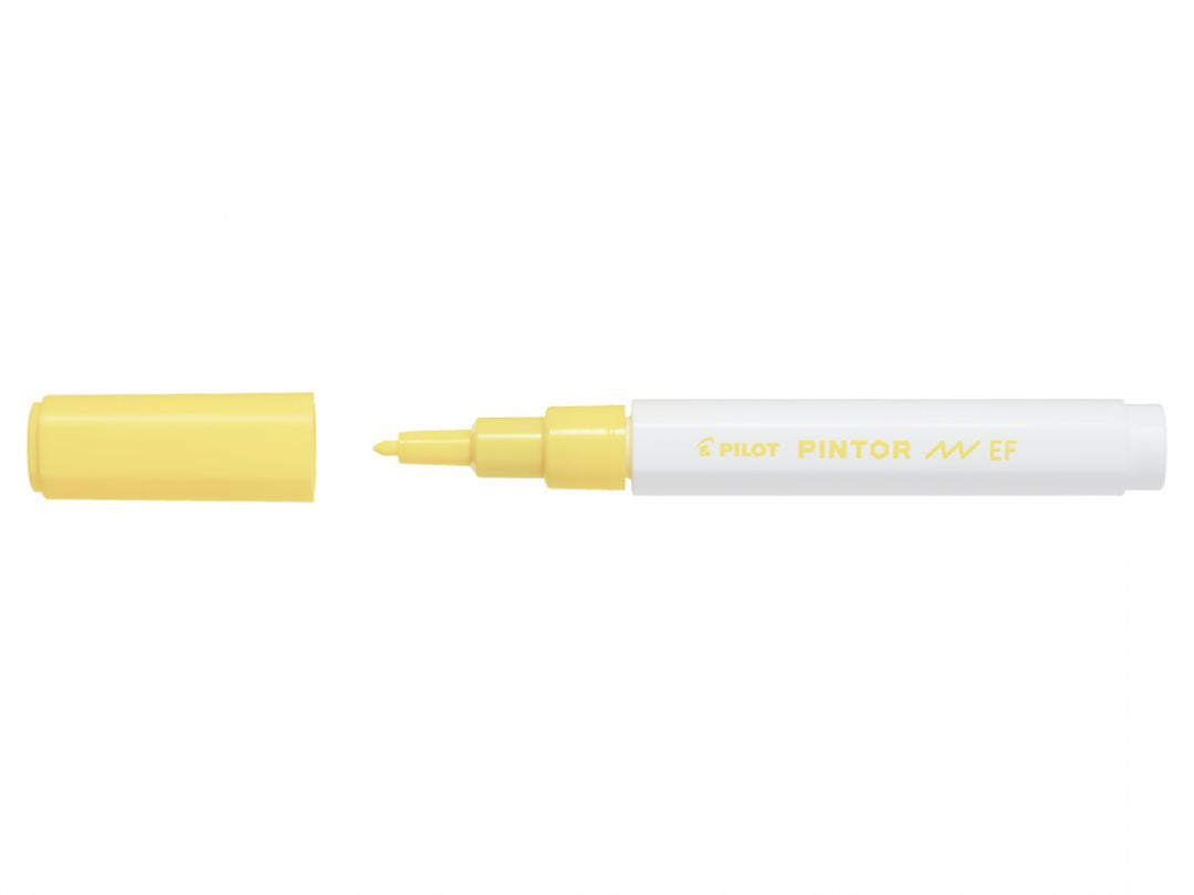 Pilot Pigmentmarker – Rundspitze 0,5-0,7 mm – Gelb – Für dunkle Oberflächen geeignet
