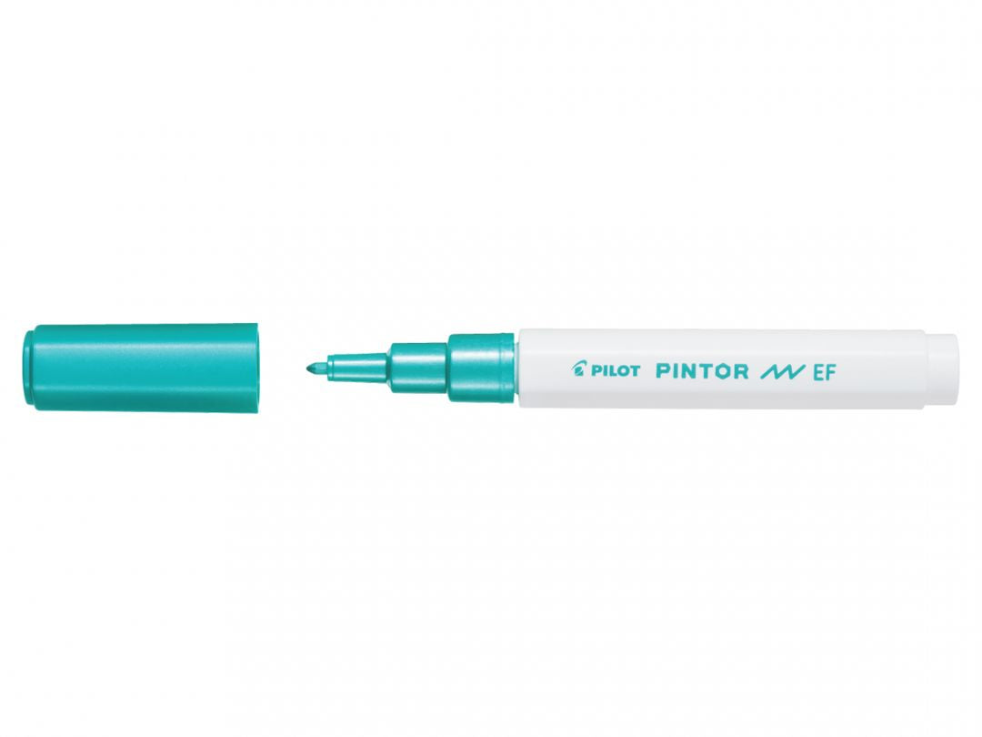 Pilot Pigment-Marker Pintor – Rundspitze 0,5-0,7 mm – Grün Metallic – Für dunkle Oberflächen geeignet