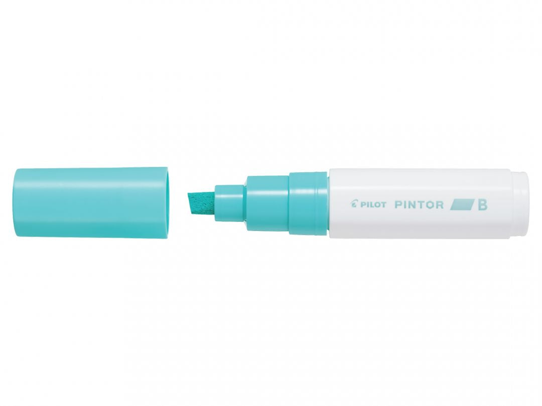 Pilot Pigment-Marker Pintor – Keilspitze 8 mm – Pastellgrün – Für dunkles Papier geeignet