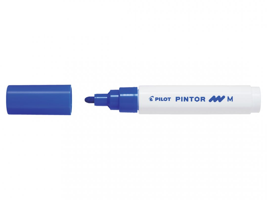 Pilot Pigment-Marker Pintor – Rundspitze 1,5-2,2 mm – Blau – Lichtbeständig