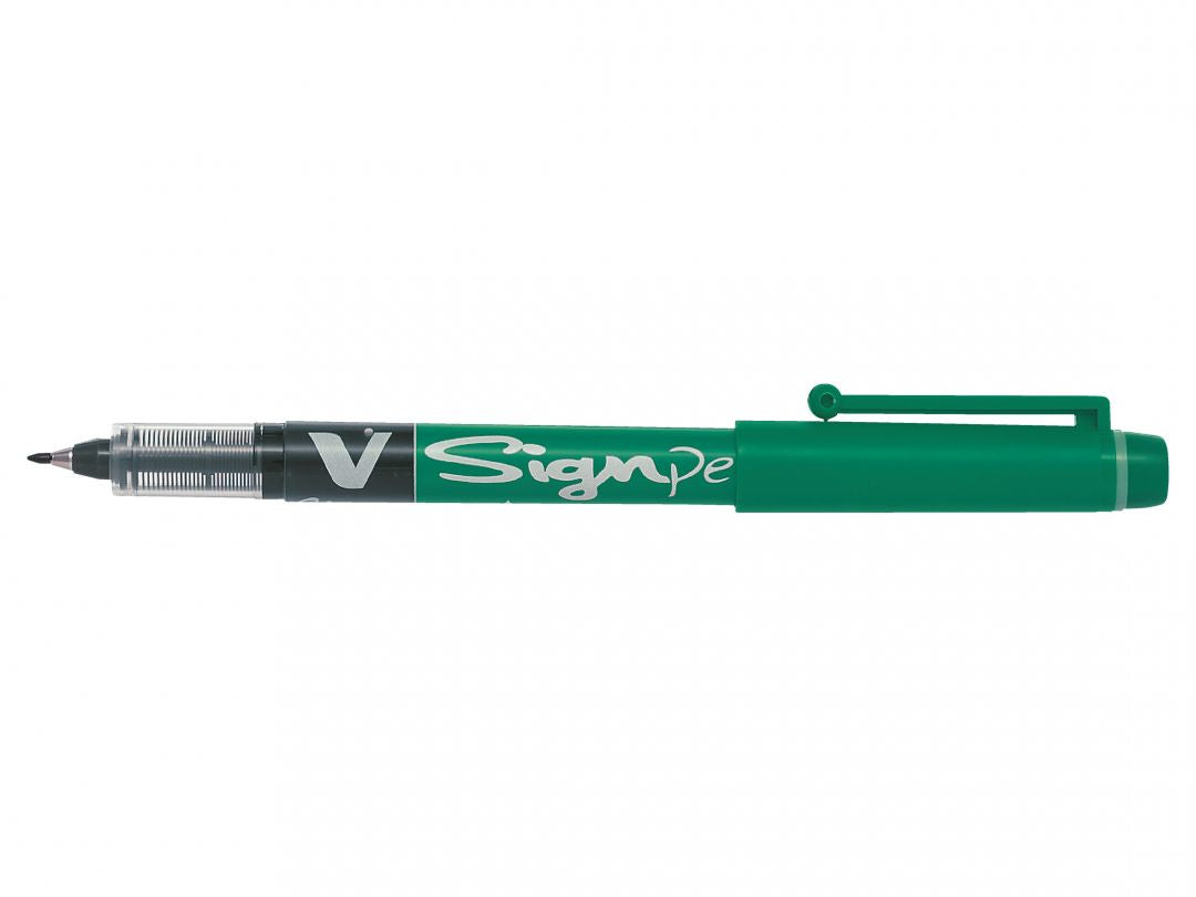 Pilot V-Sign Pen Fineliner – 0,6–2 mm, grün