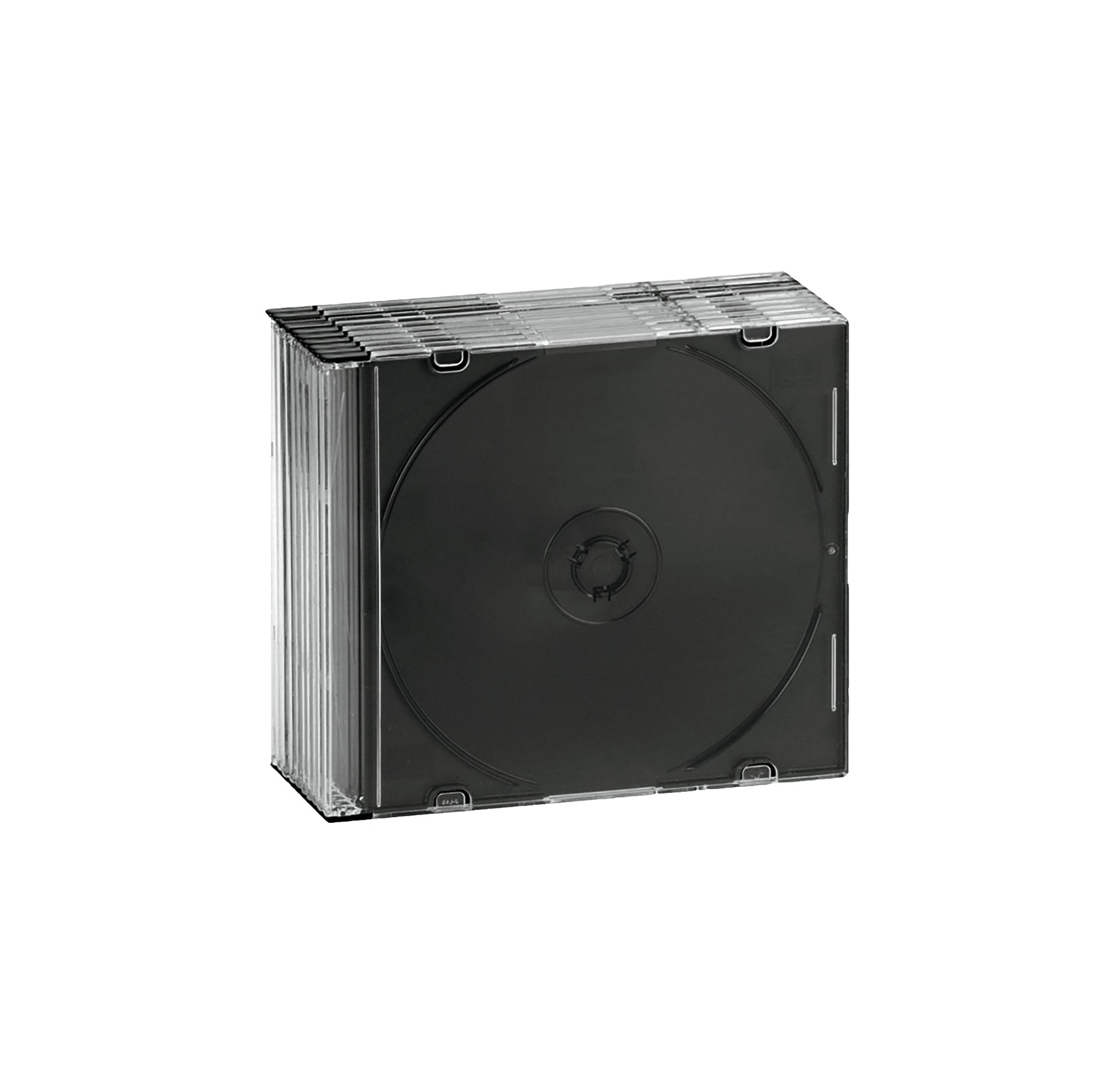 Intenso Slimcase – 10 Disks, Kunststoff, Transparent, 10er Pack