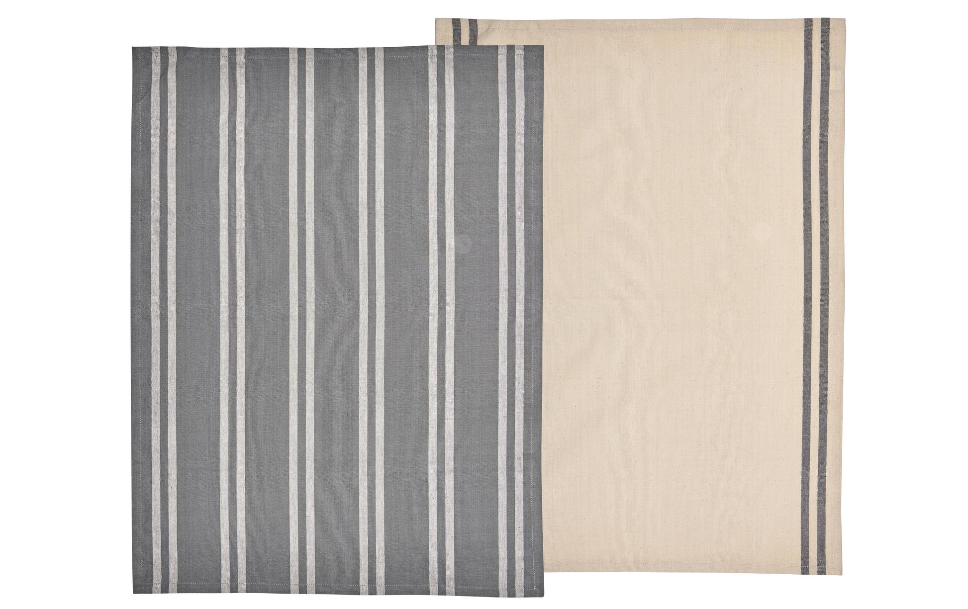 Södahl Geschirrtuch – 50 × 70 cm, Grau, Baumwolle, 2er-Set