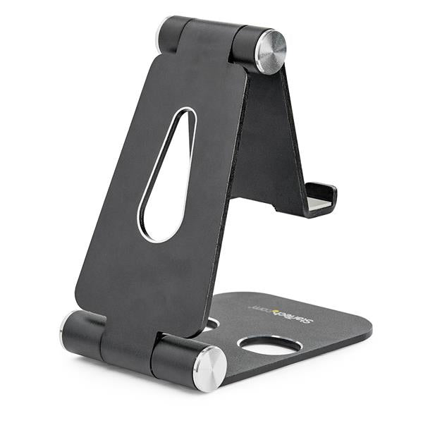 StarTech.com Tablet-Ständer – für Smartphones & Tablets bis 13", faltbar, Aluminium – schwarz
