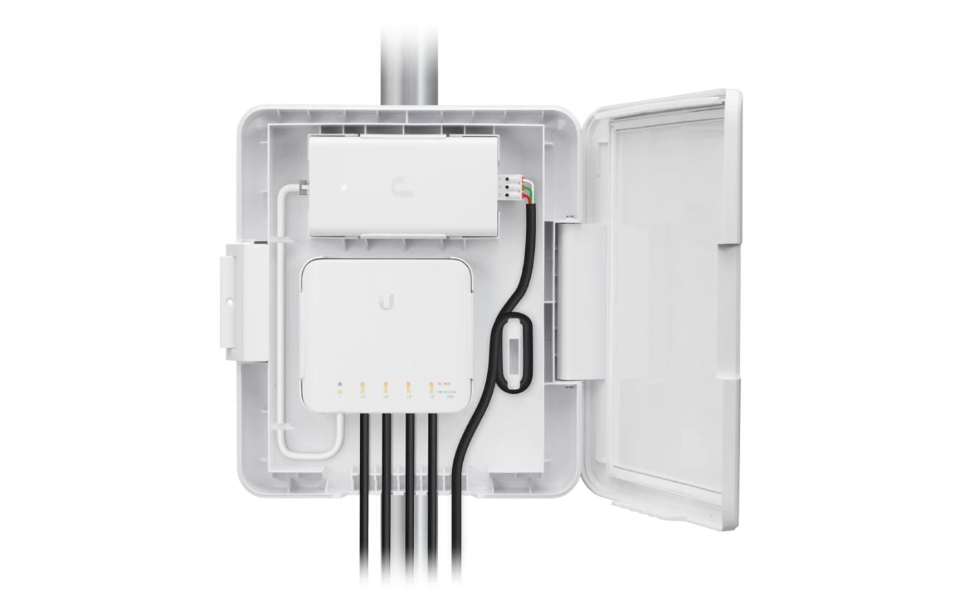 Ubiquiti USW-FLEX-UTILITY – Montagehalterung – für Ubiquiti USW-Flex, Mast-/Wandmontage, Innen/Aussen
