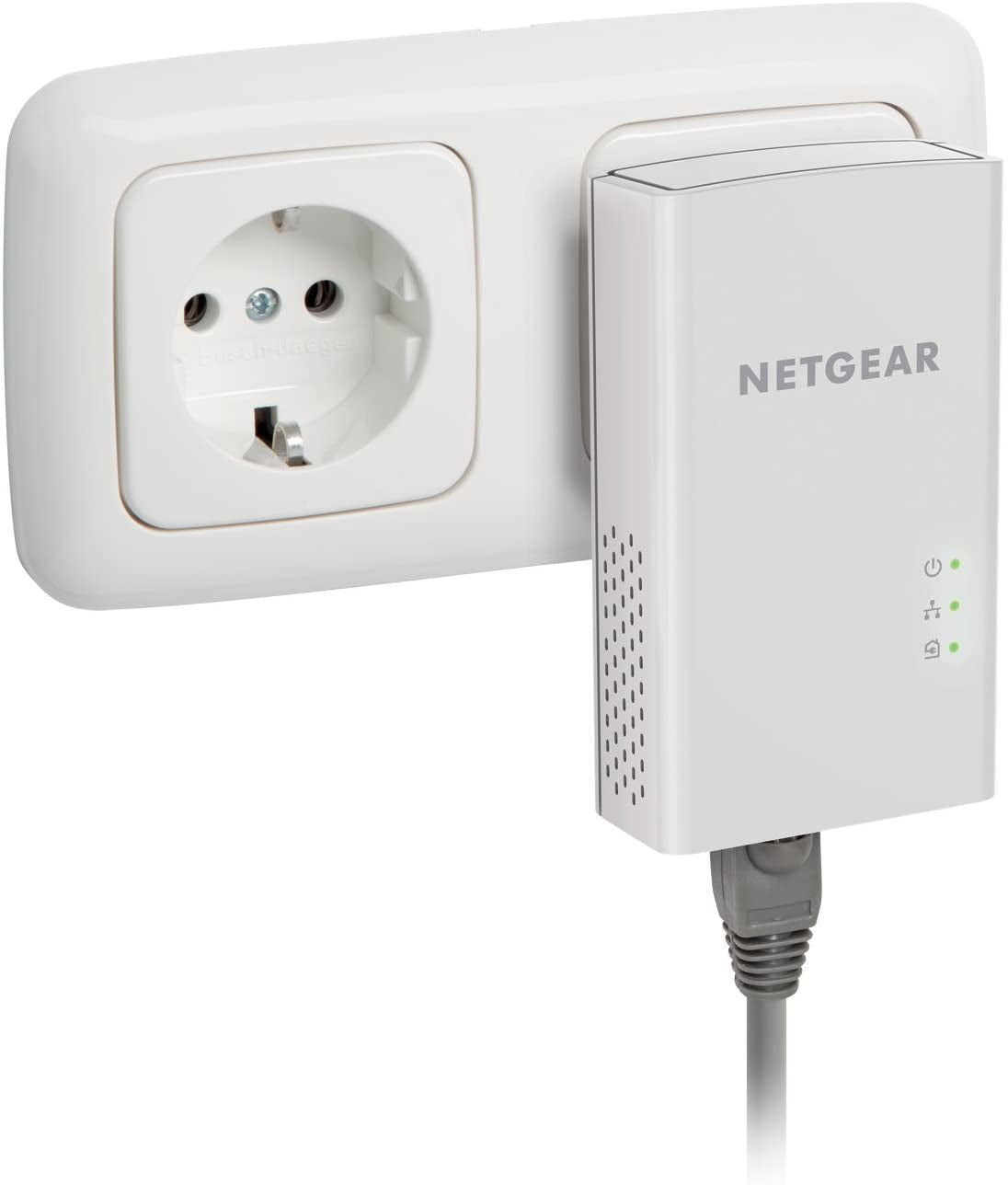 NETGEAR PLW1000 – Powerline WLAN-Set – 1 Gbit/s, Wi-Fi 5 (802.11ac), 1× RJ-45, Weiss