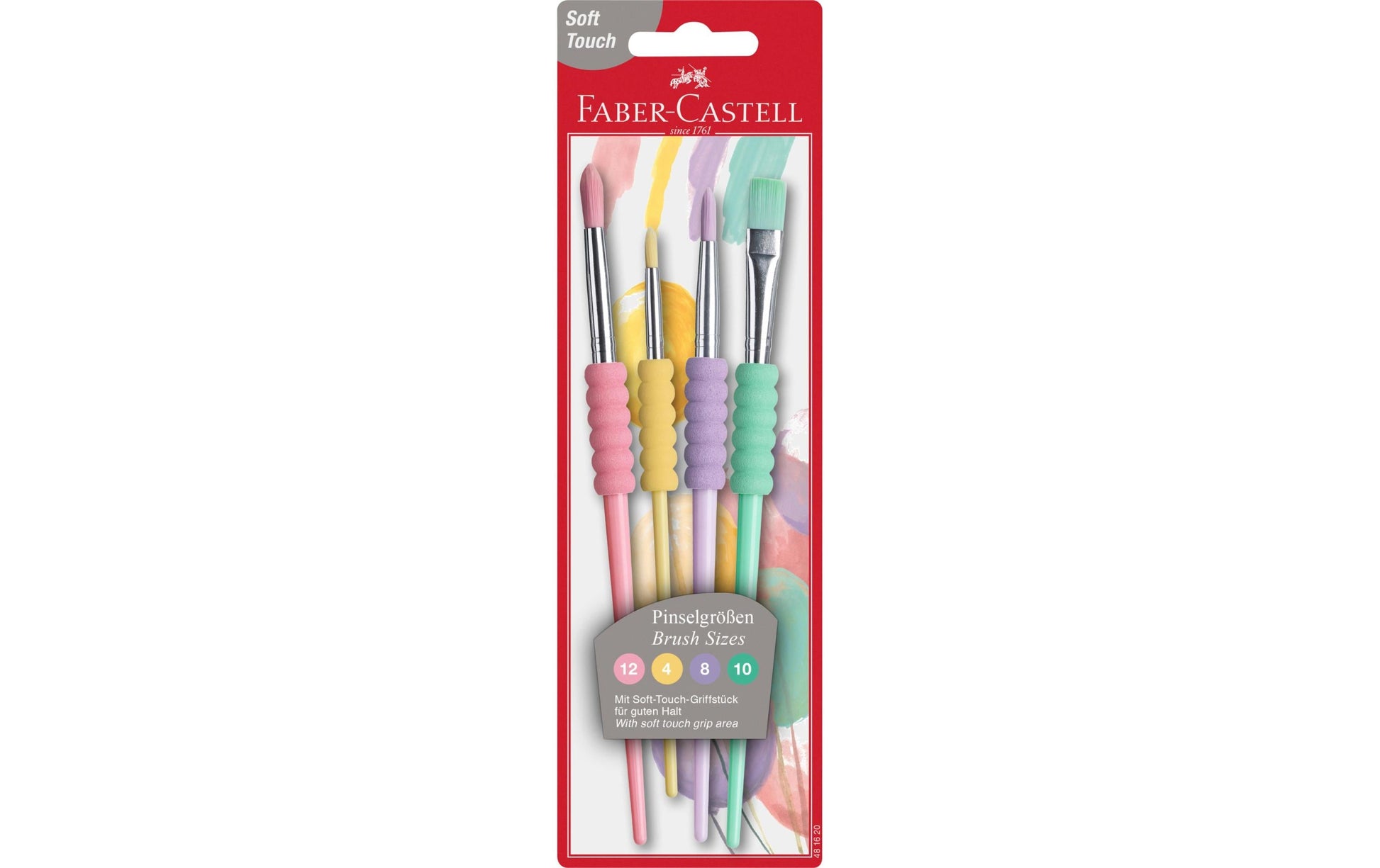 Faber-Castell Künstlerpinsel – 4er-Pack