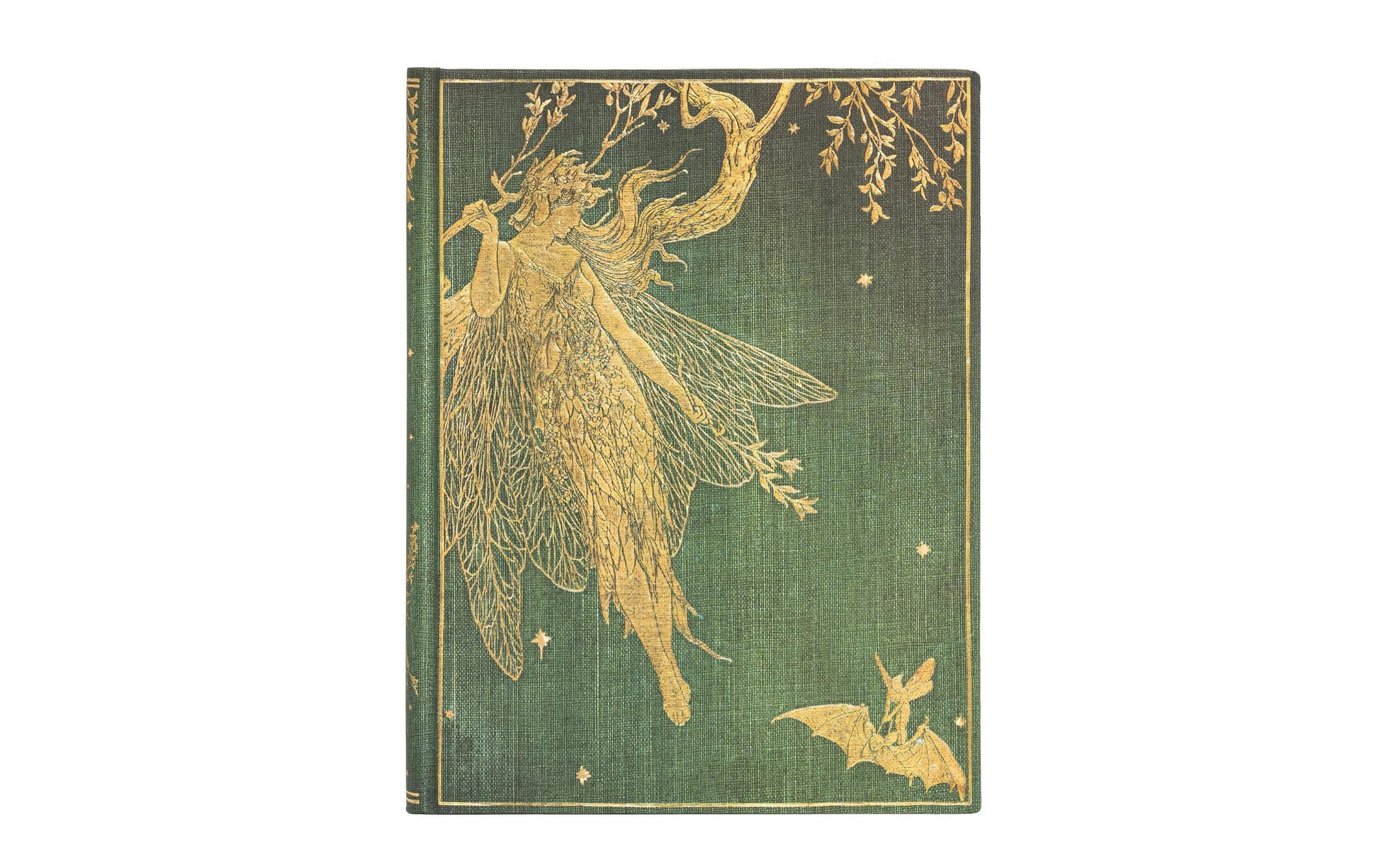 Paperblanks Notizbuch – 180 × 230 mm – 120 g/m² – Hardcover, 2 Lesezeichen, abgerundete Kanten, grün, FSC