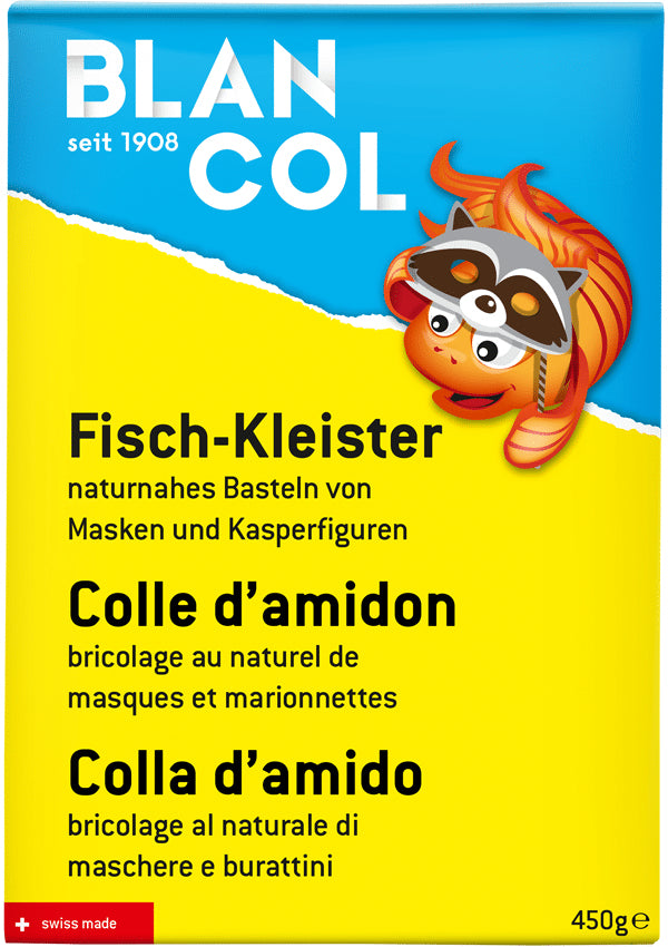 BLANCOL Bastelkleber – 450 g – weiss – auswaschbar, lösungsmittelfrei