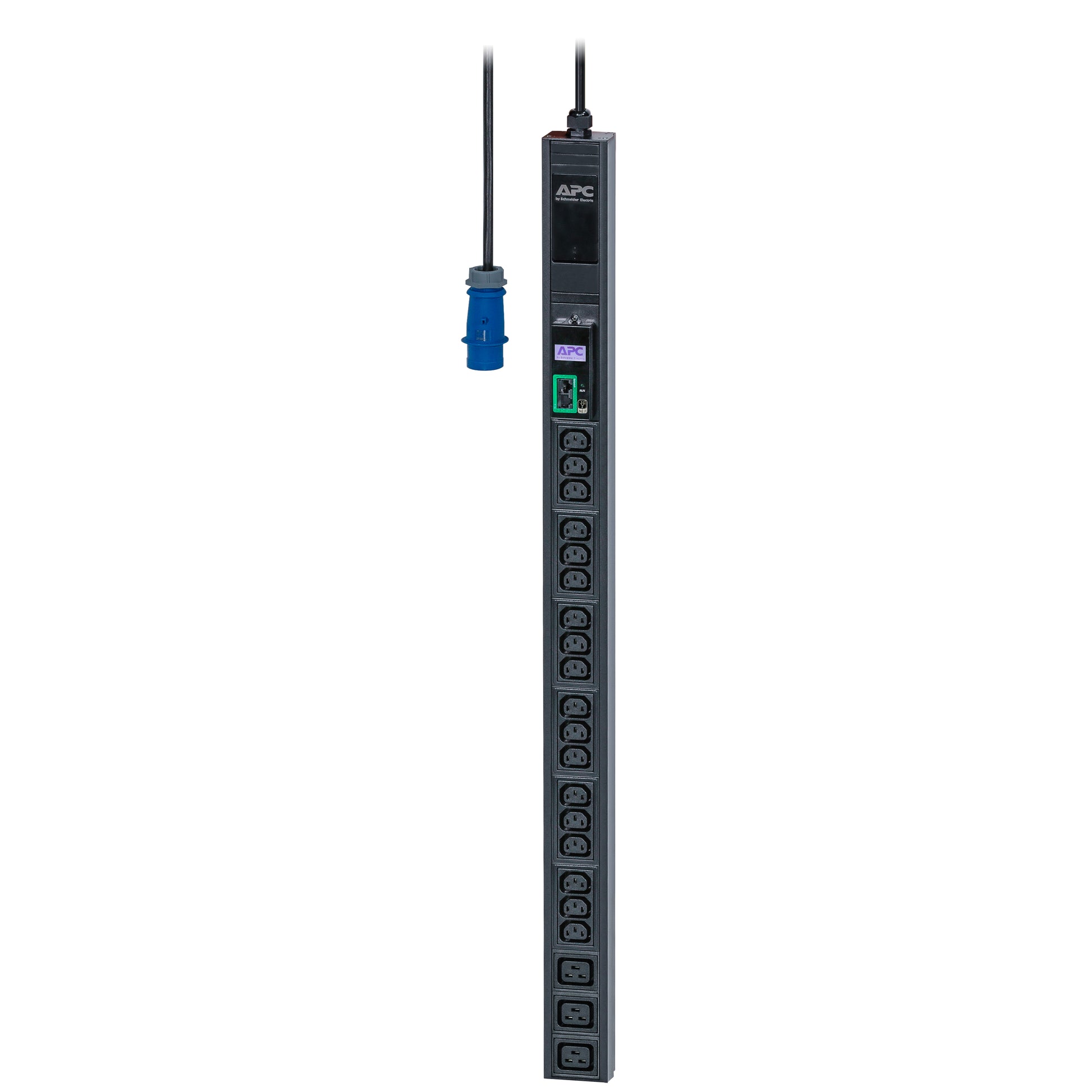 APC Easy – Rack-PDU Metered, einphasig, 18× IEC C13 + 3× IEC C19, 16 A, Stecker IEC 60309 2P+E, 3,7 kW