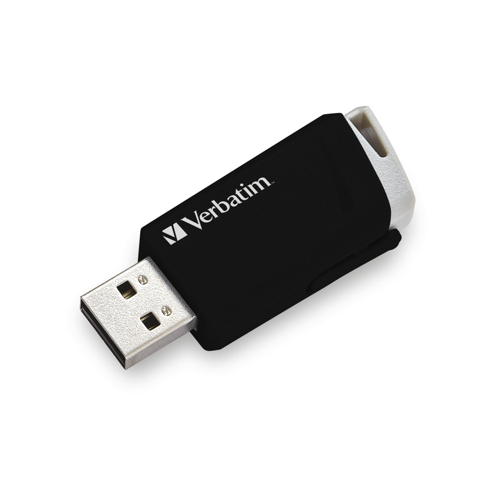Verbatim Store'n'Click USB-Stick 32 GB – USB-A 3.2 Gen 1, 80/25 MB/s, Dia, Schwarz