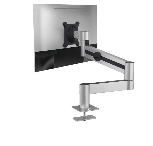 Durable Monitorarm, 1 Monitor, Tischdurchführung, bis 27", VESA 75 × 75/100 × 100 mm, 8 kg, silber