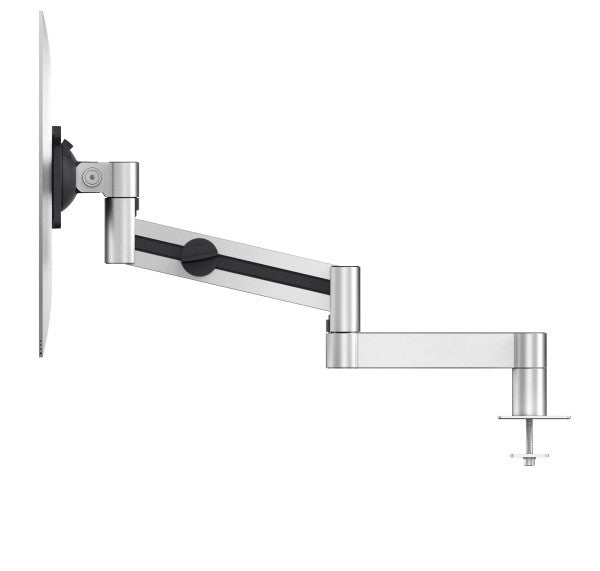 Durable Monitorarm, 1 Monitor, Tischdurchführung, bis 27", VESA 75 × 75/100 × 100 mm, 8 kg, silber